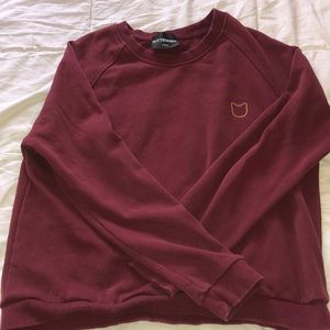 Kittenish pullover sweater